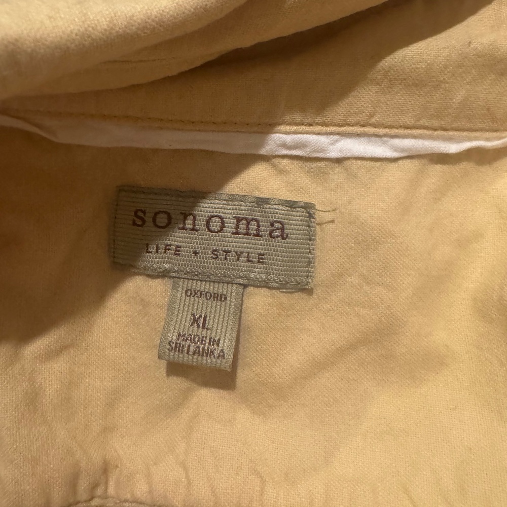 Sonoma, Size XL, Soft Yellow